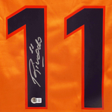 Rivaldo Signed FC Barcelona Away Soccer Jersey #11 with Beckett Witness