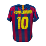 Ronaldinho #10 FC Barcelona 2005/06 Home Signed Jersey